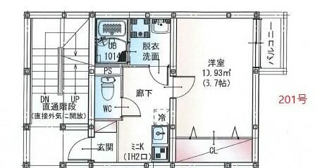 シアッツ目黒の間取り