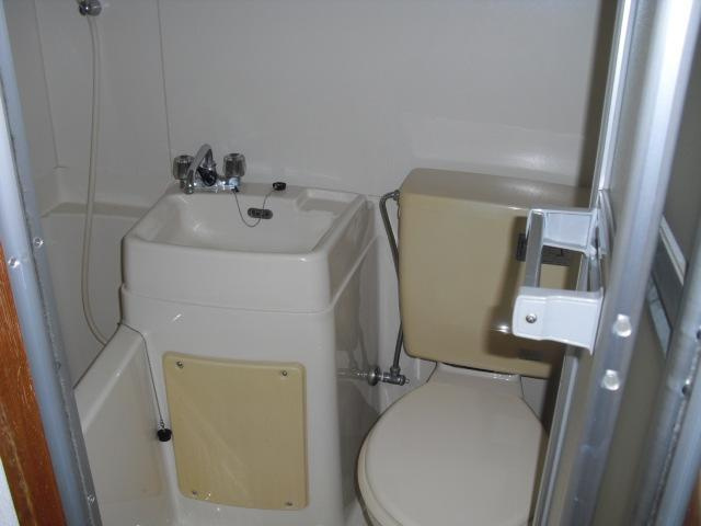 【トイレ】 | コーポ整優 | 落ち着いた色調のトイレです