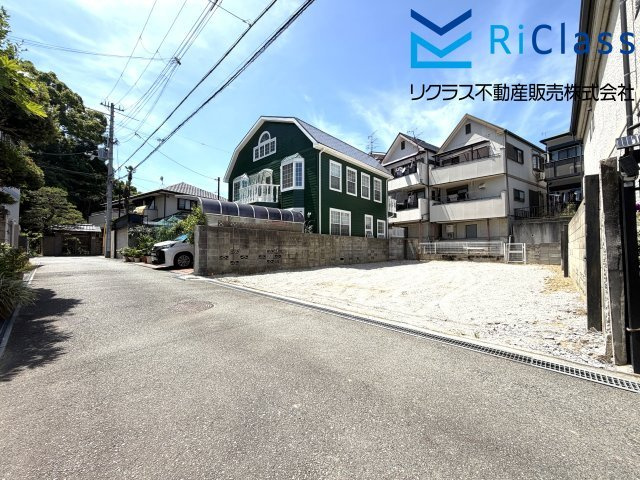 売土地　神戸市長田区上池田4丁目8の前面道路含む現地写真|前面道路含む現地写真です