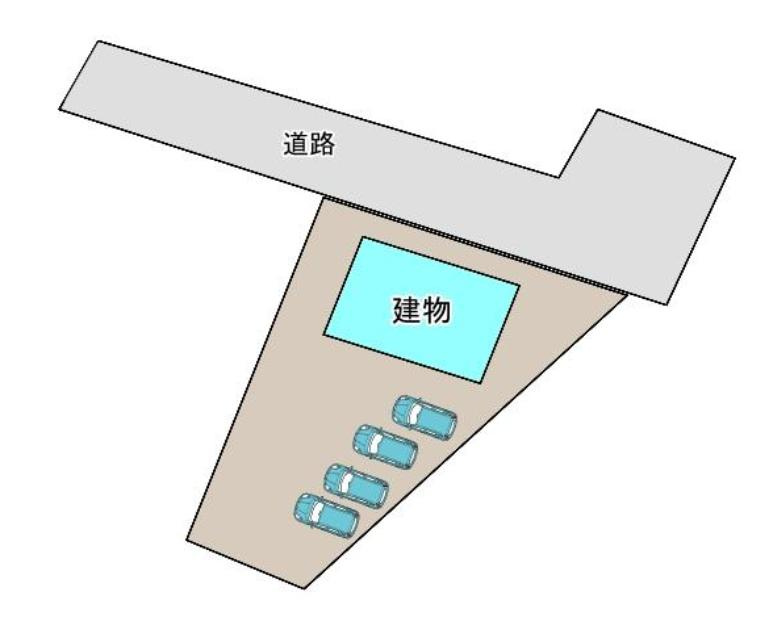 桜川市青柳　中古戸建の区画図