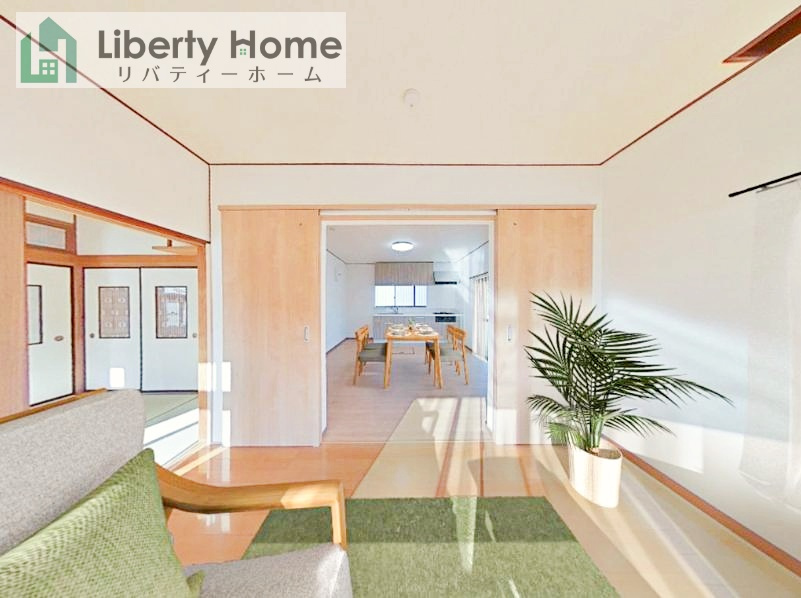 桜川市青柳　中古戸建の居間・リビング