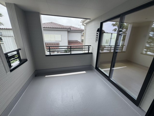 リーブルガーデン．S　上里町七本木第６　のバルコニー|４号棟現地バルコニー（2026年07月04日）撮影