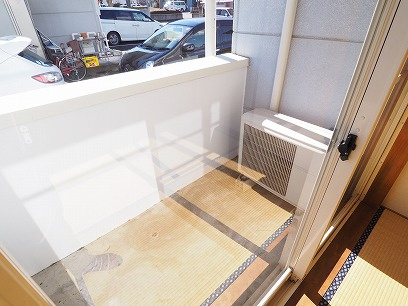 アンビアンス001のバルコニー