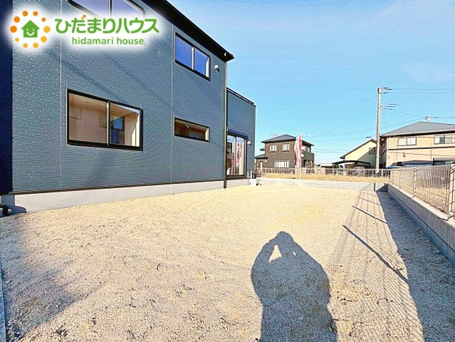 【庭】 | 鹿嶋市平井東第1　新築戸建 | お庭に緑を増やすと空間温度を下げることができるので、家に入り込む風も涼しくなります。
