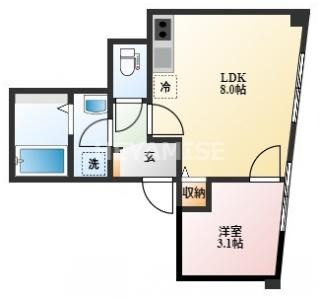 コ・クーン八幡の間取り