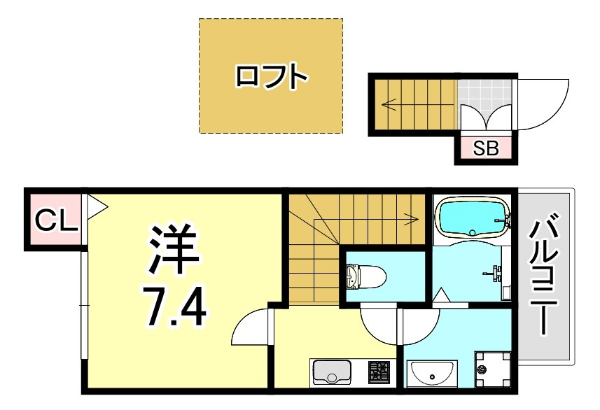 あんしん+熊野町08-1070の間取り