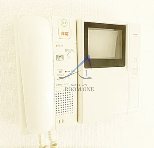 シンシア白金高輪のセキュリティ|モニター付インターホンです。