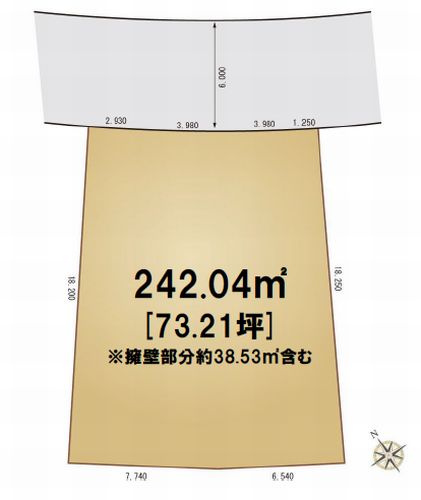 【土地図】 | 平塚市日向岡1丁目　土地（売地） | 平塚市日向岡1丁目　土地（売地）
