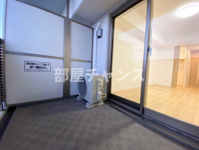 パルティール高畑のバルコニー