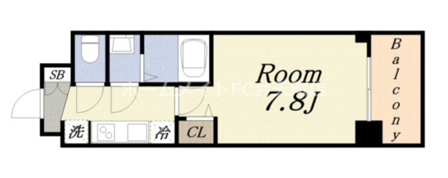 【間取り】 | ソルテラス大阪BAY　STATION　SIDE