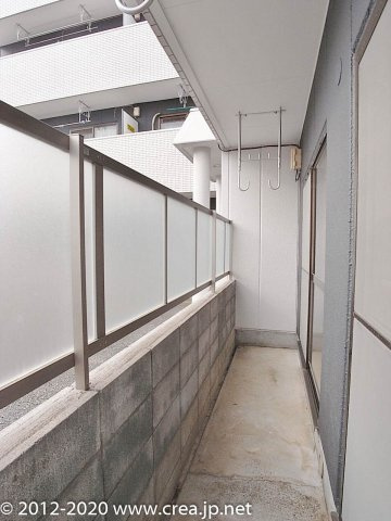 第二ホワイトハイツのバルコニー