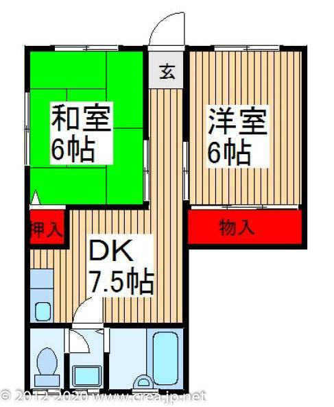 ホワイトベルハイムの間取り