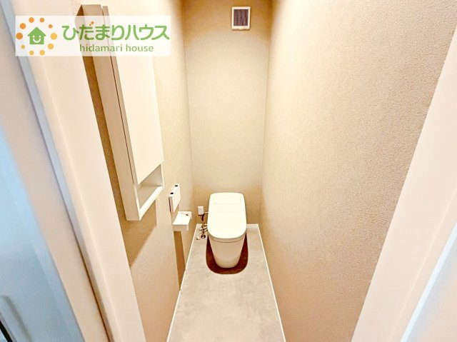 【トイレ】 | 取手市井野台3丁目　新築戸建 | トイレは1F、2F共に完備！取り合いになることがありませんね(^^)/