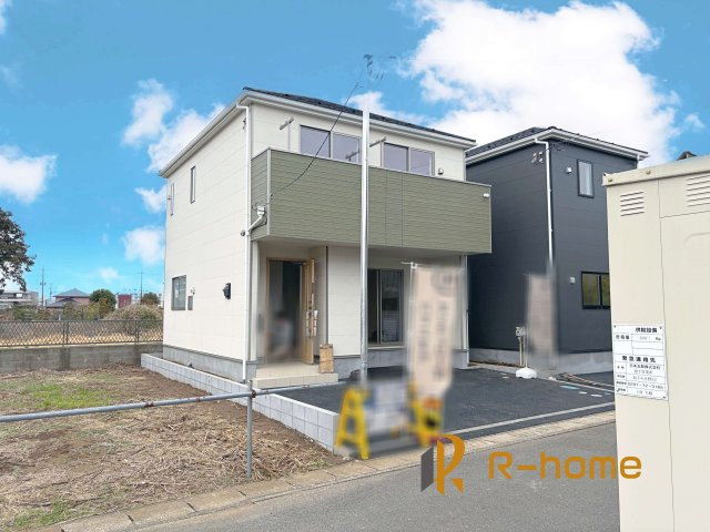 取手市新町第13　新築戸建て　1号棟の外観|2026年3月完成予定！近隣の同仕様完成物件をご見学いただけます♪