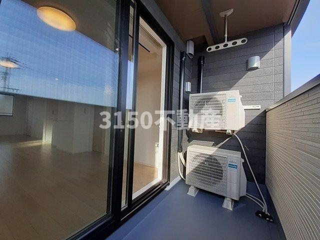 クラールⅡ　Ｂのバルコニー