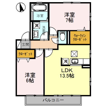 グランシャリオの間取り