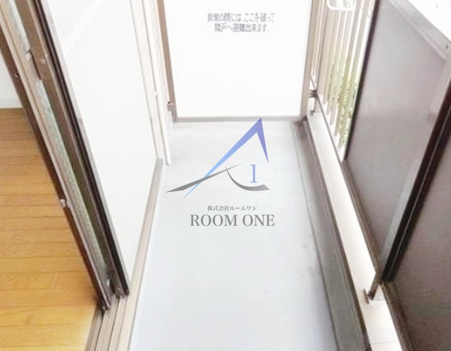 フローラ水山Ⅱのバルコニー|バルコニーです。