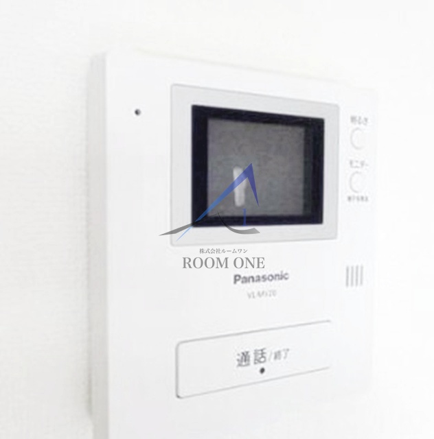 フローラ水山Ⅱのセキュリティ|モニター付きインターホンです。