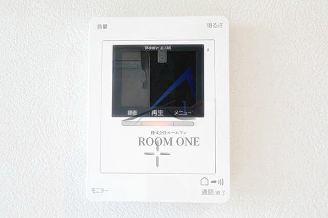 コートベルージュのセキュリティ|モニター付きインターホンです。