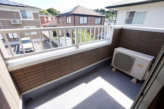 グリーンヒルズ旭Ａのバルコニー|バルコニー付きです