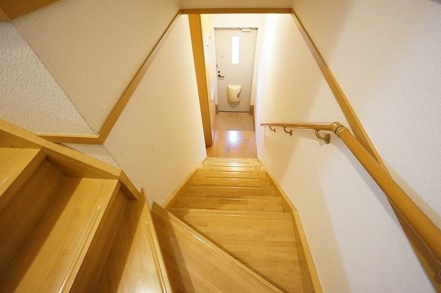 ベルメゾンの玄関|明るい玄関です