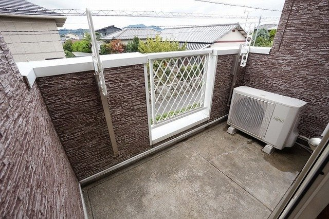 ベルメゾンのバルコニー|陽当たり良好なバルコニーです