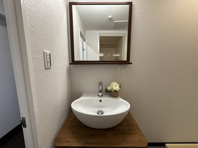 霞ケ丘ガーデンズの独立洗面台