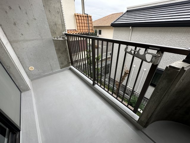 霞ケ丘ガーデンズのバルコニー