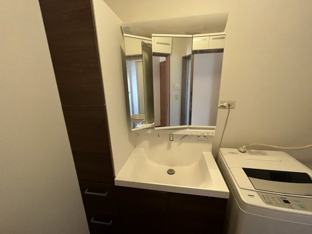 志布志インター近く高台一戸建ての独立洗面台