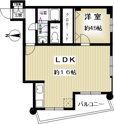 ツインライフ武庫之荘Ａの間取り|間取
