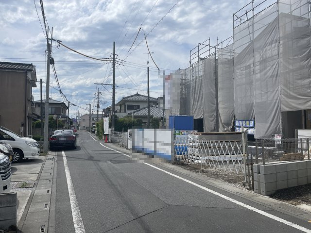 【前面道路含む現地写真】 | 深谷市田所町第3　リーブルガーデン　新築戸建　全2棟　2号棟 | 3/5撮影