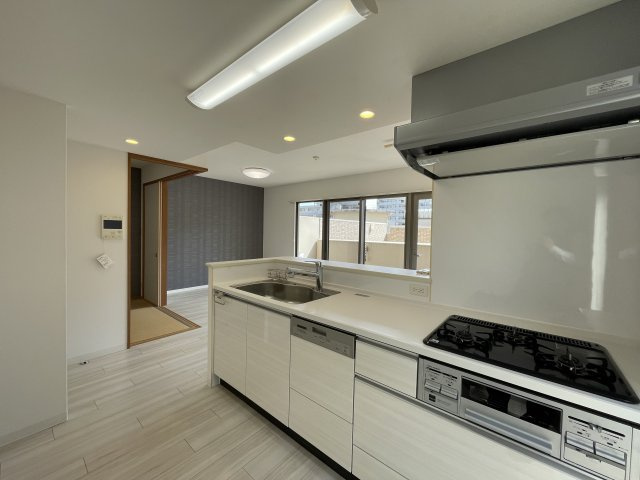 アルファスマート滑石中央のキッチン
