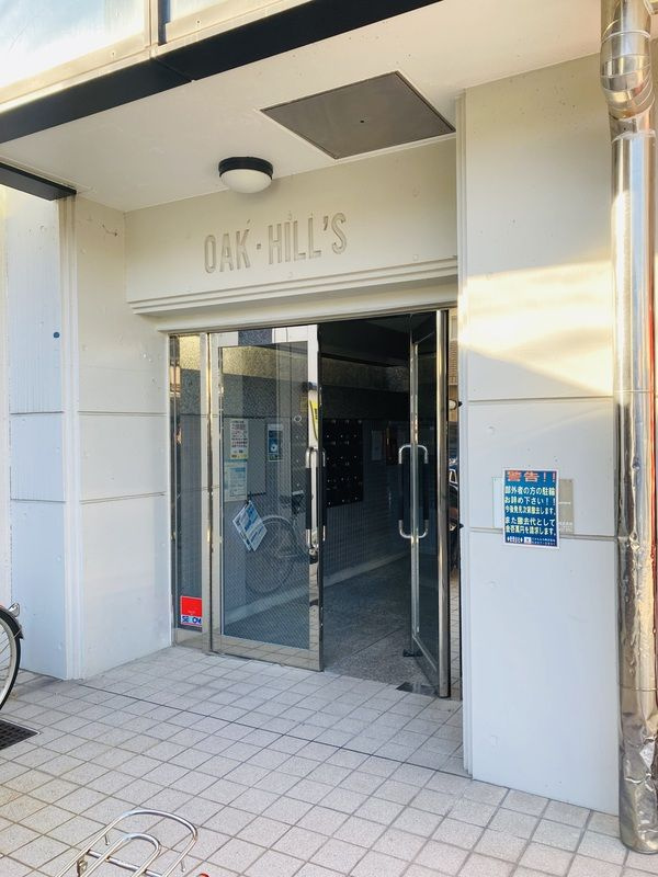 オークヒルズ藤崎Ⅱのエントランス