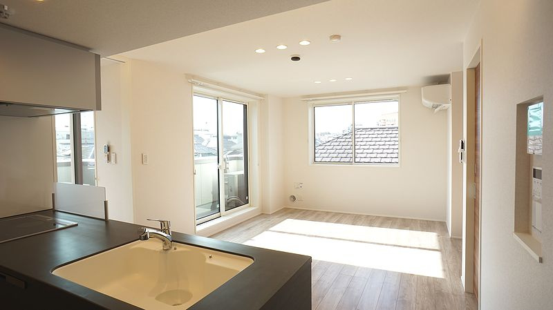 パセオ中目黒　新築　断熱等性能等級6　住宅性能評価　高遮音床システムの内装