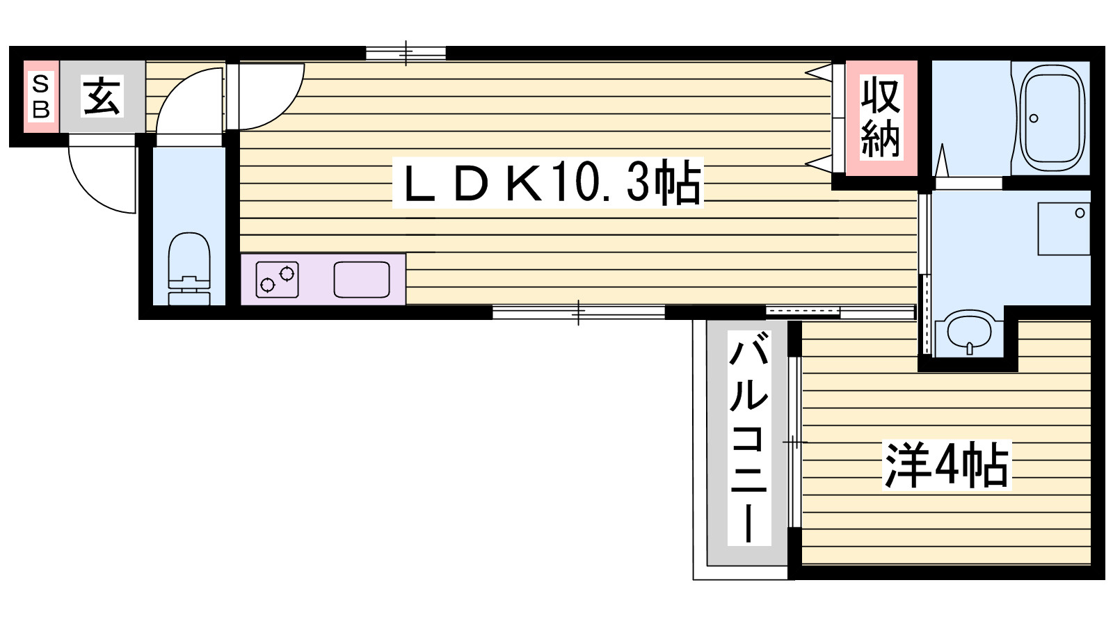ＡＬＭＯ姫路駅前の間取り