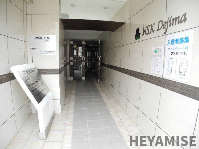 長崎市出島町の賃貸マンションのエントランス