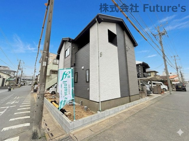 三郷市高州1丁目　新築戸建　全1棟の外観|現地の写真になります。