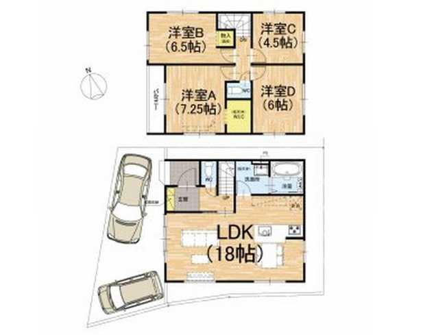 【間取り】 | 山科区小山西御所町　新築戸建