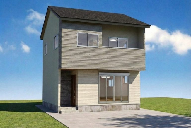 【外観パース】 | 山科区小山西御所町　新築戸建