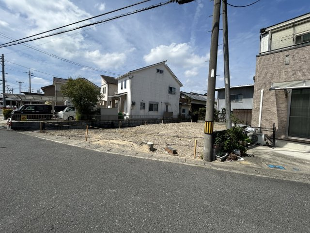 COLORSグリーンヒル　栗東市高野　限定1区画の前面道路含む現地写真