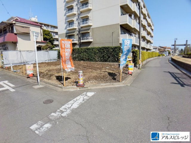 新築／ふじみ野市新田　第１期　全１棟の前面道路含む現地写真