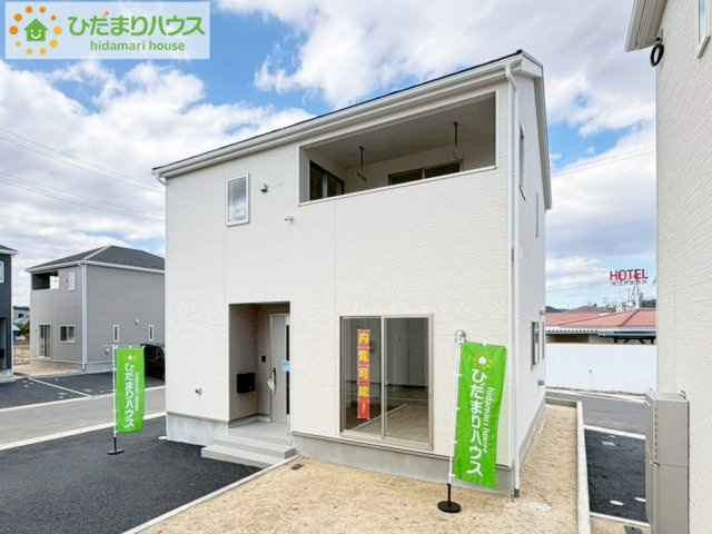 いわき市常磐西郷町第１０　新築戸建　3号棟の外観|角地で日当たり良好(^^)/