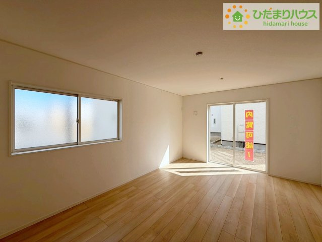 いわき市常磐西郷町第１０　新築戸建　3号棟の居間・リビング|開放感あるLDKを確保！家族が集まるリビングはゆったり過ごしリフレッシュする場として居心地の良い空間にしたいですね。