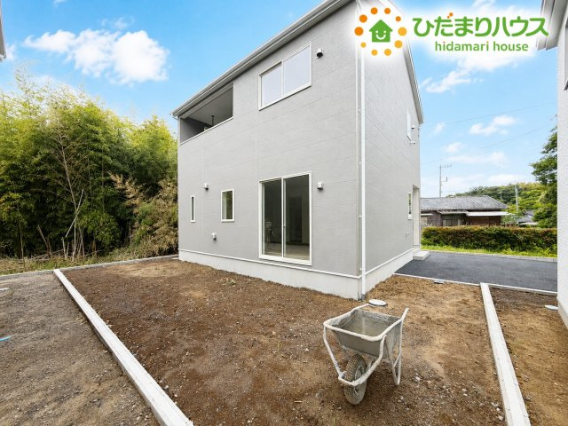 高萩市高萩第2　新築戸建　1号棟の庭|家族みんなで広～いお庭でバーベキューが楽しめます(^^♪