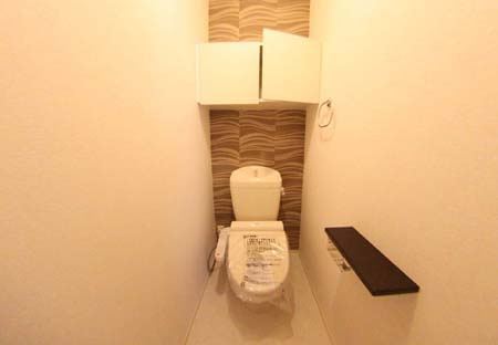 パシオーネA棟のトイレ|ゆったりとした空間のトイレです