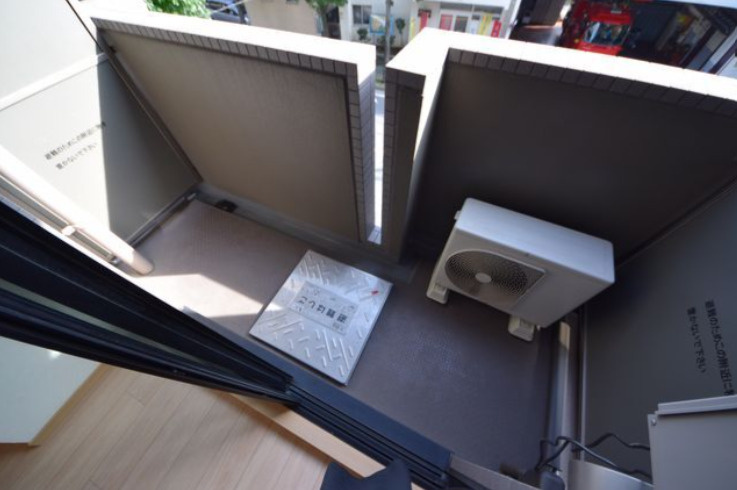 ルーブル上鷺宮のバルコニー