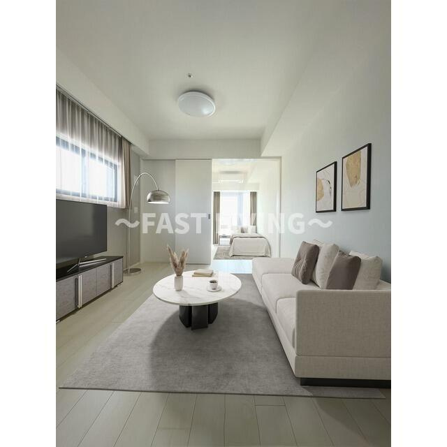 アーバネックス浅草橋フロントの居間・リビング