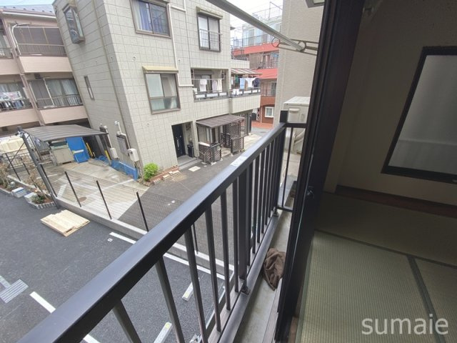 タカヨシコーポのバルコニー|バルコニーです。