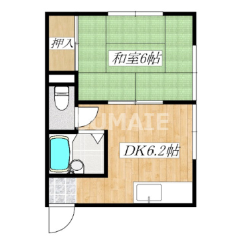 タカヨシコーポの間取り|間取りです。