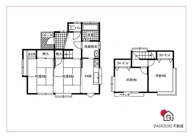 【間取り】 | 寄居町用土　中古戸建